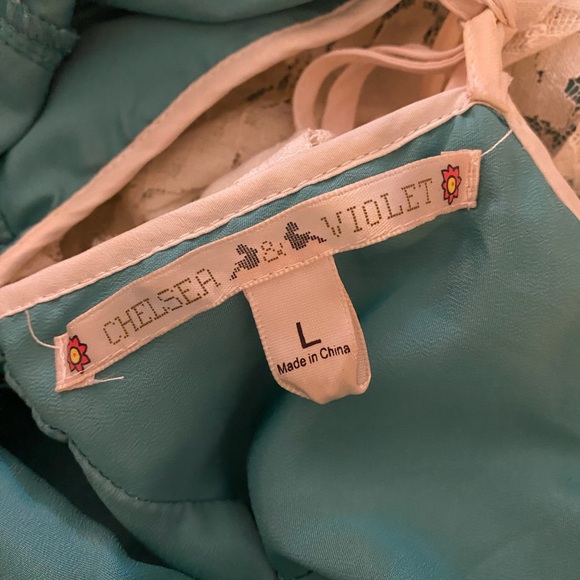 Chelsea & Violet Cream Ruched Ruffled Sundress - Picture 4 of 4